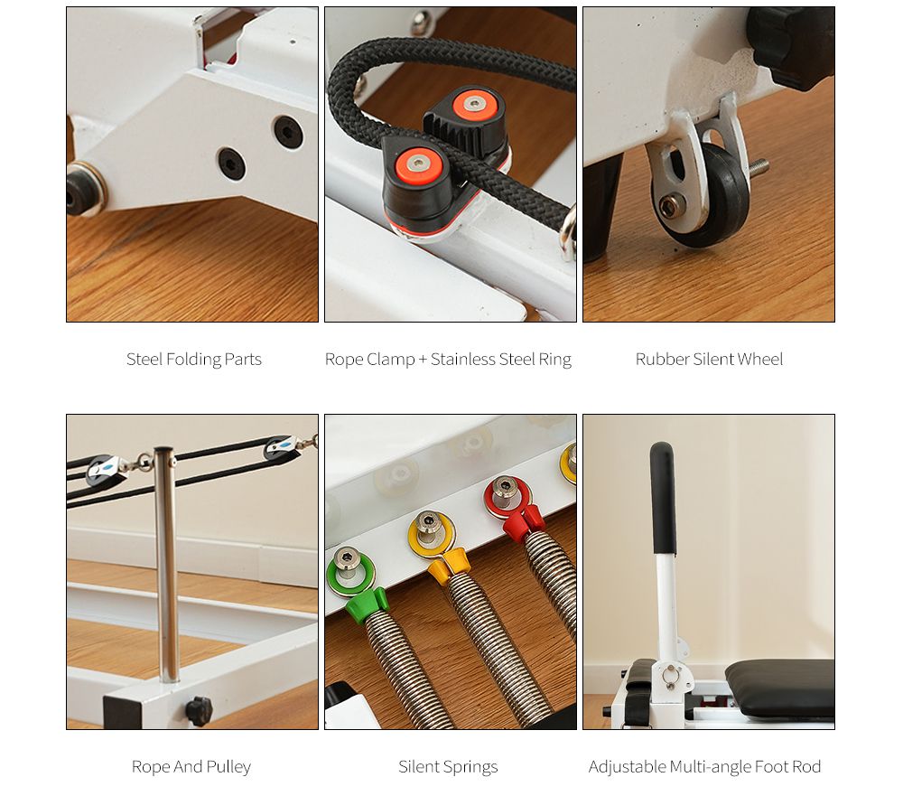 スチールポータブルピラティス改革者