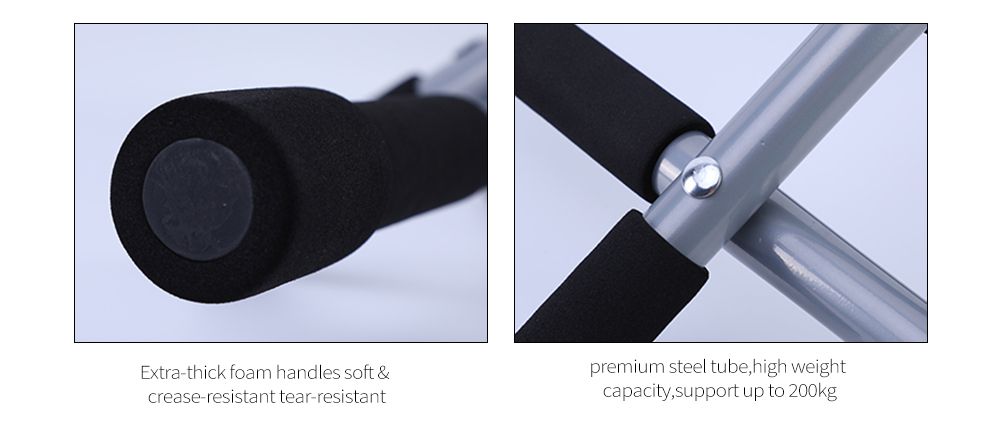 ドアフレーム用のシングルプルアップ/チンアップバー