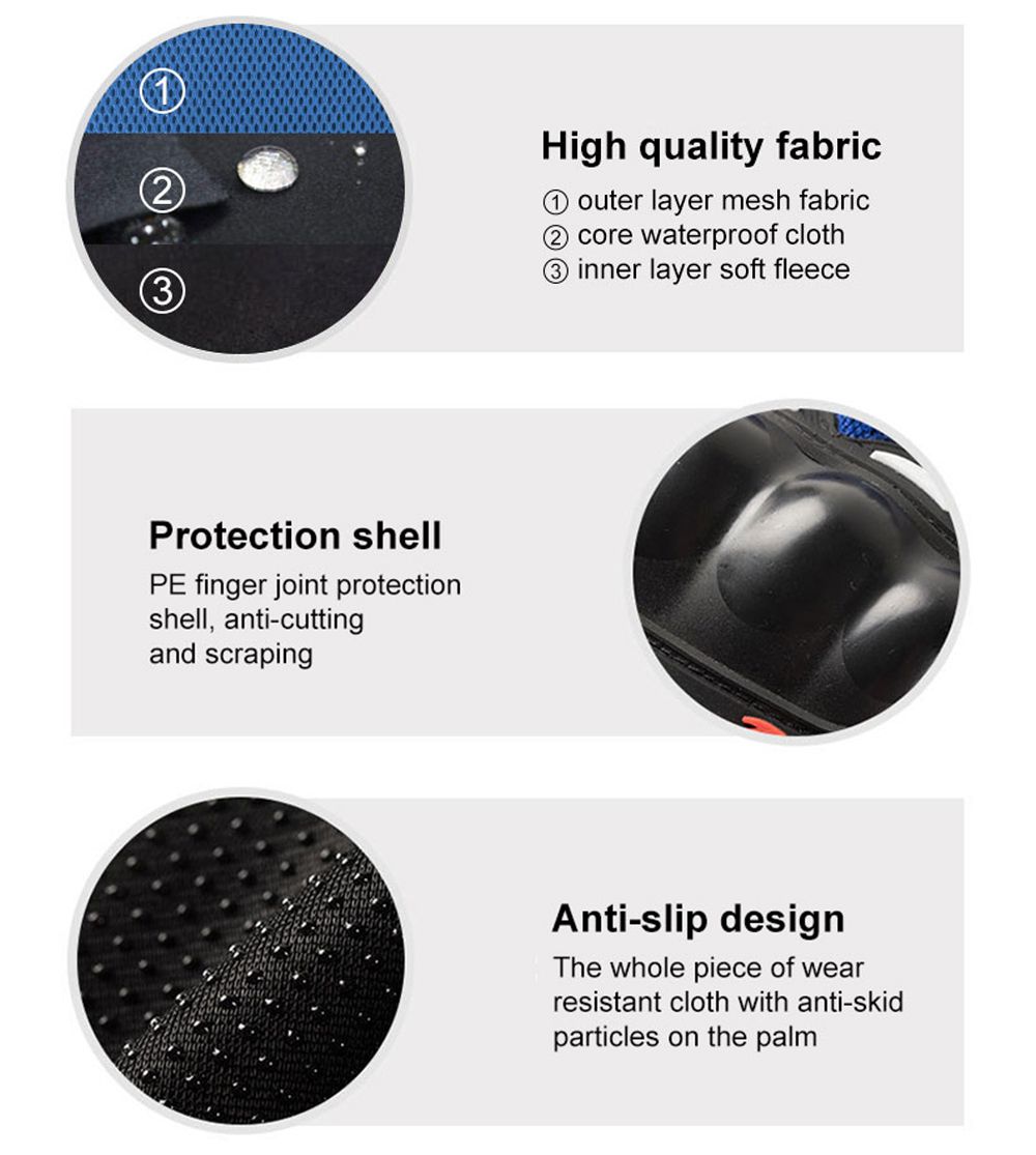 屋外のオートバイ保護半分の手袋 屋外のオートバイ保護半分の手袋