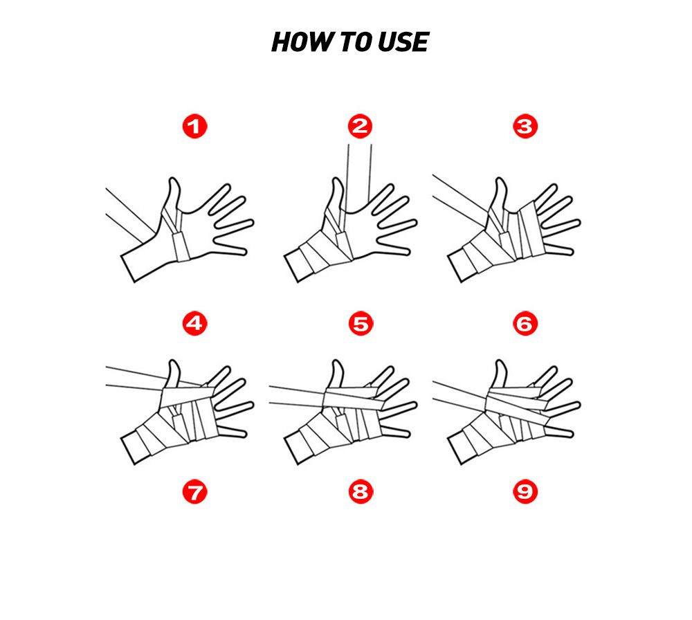 100％綿のボクシング包帯