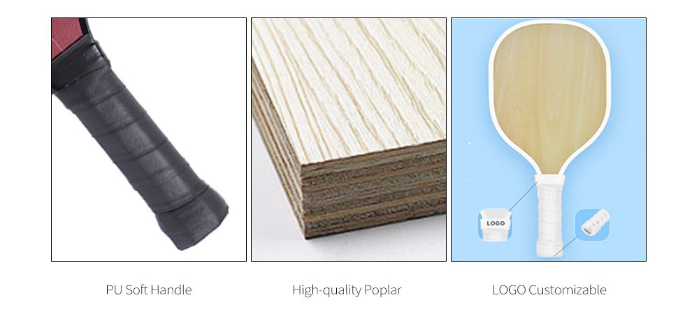 ピクルスボールパドル（ウッドパドル）