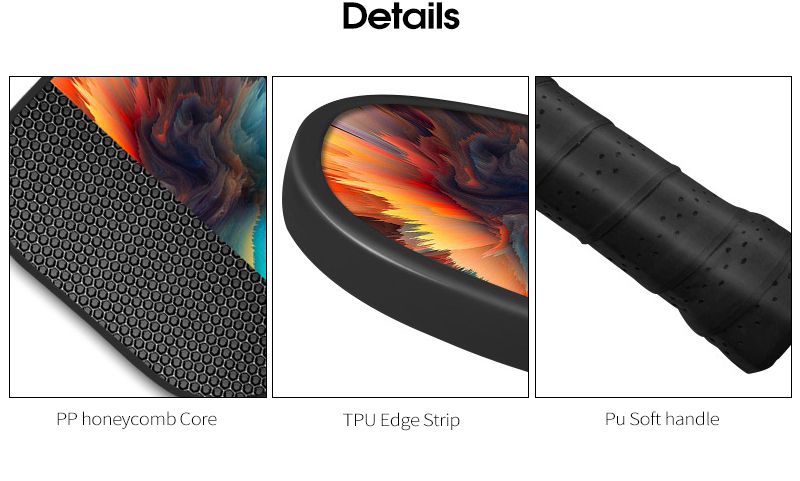 ピクルスボールパドル（ガラス繊維）