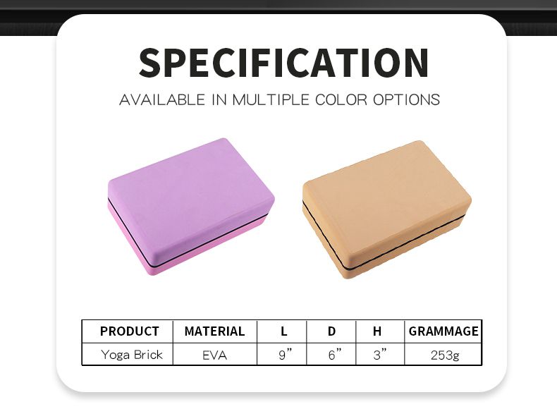 Bi-Colored EVA Yoga Bricks