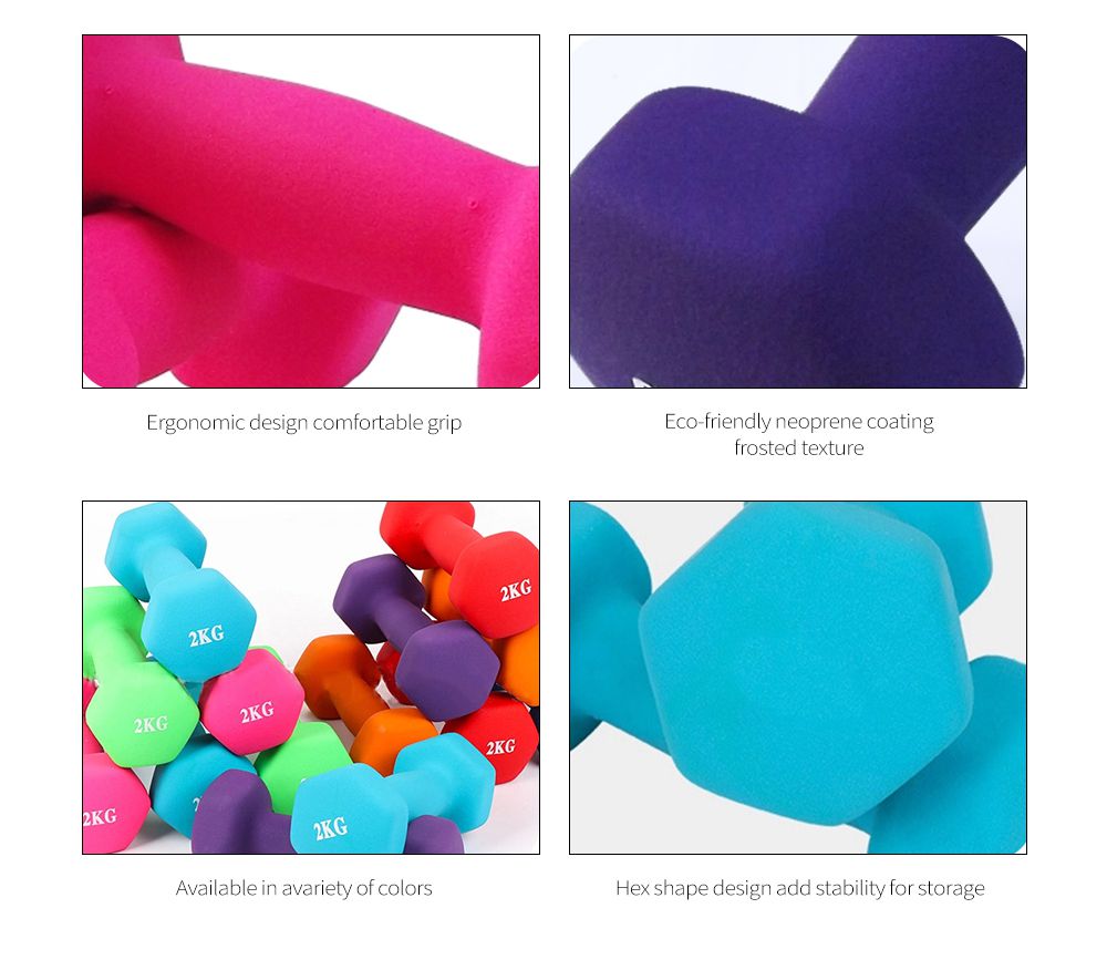 ディッピングダンベル - 低価格の暑い販売カラフルな卸売ネオプレンダンベルセットレディース