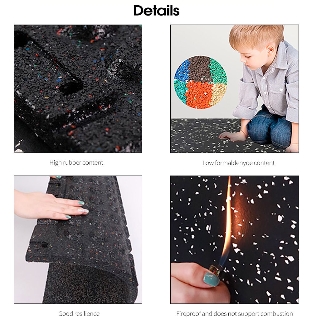 フラットボトムラバーフロアマット