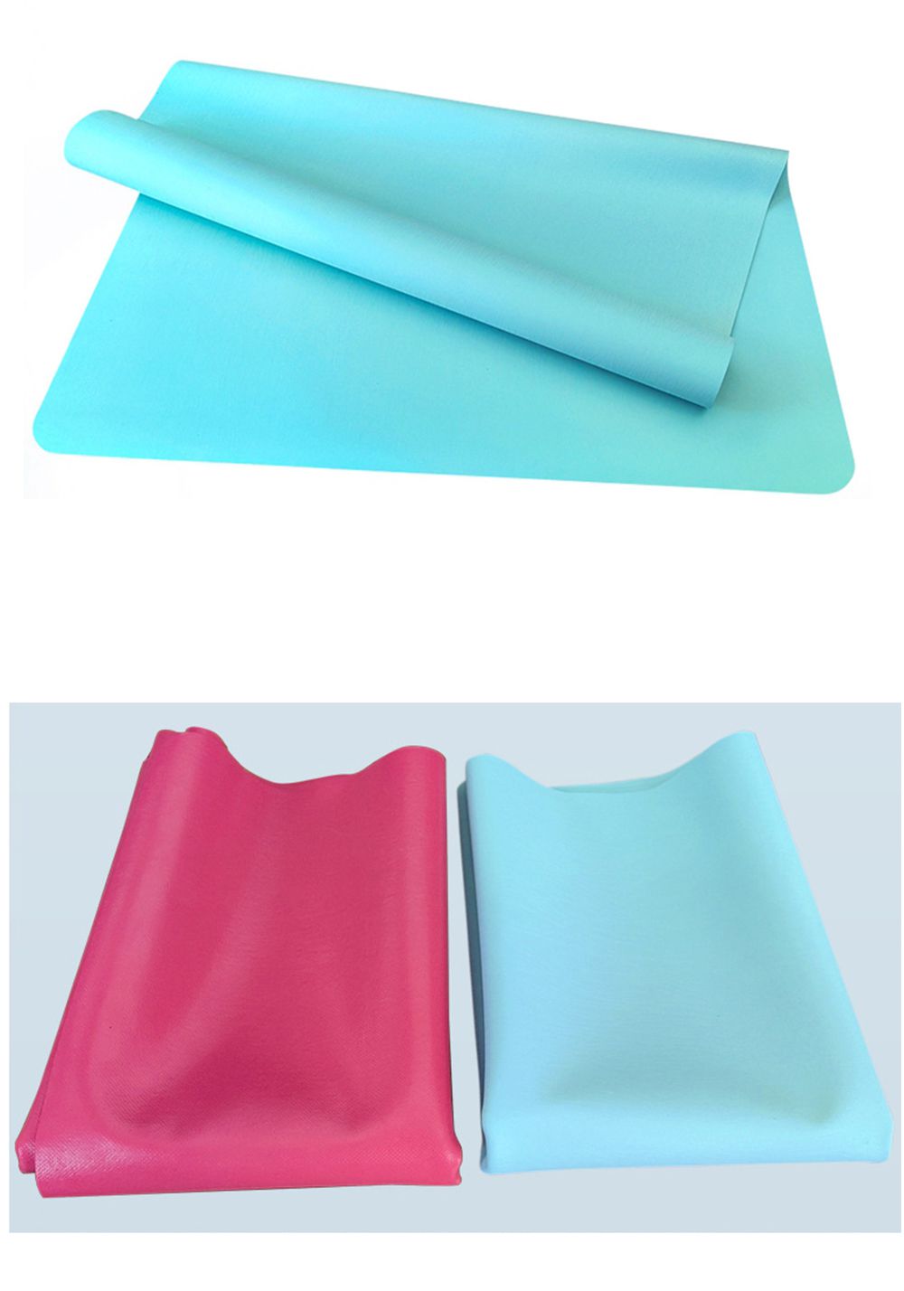 超薄い折りたたみ式ゴムヨガマット