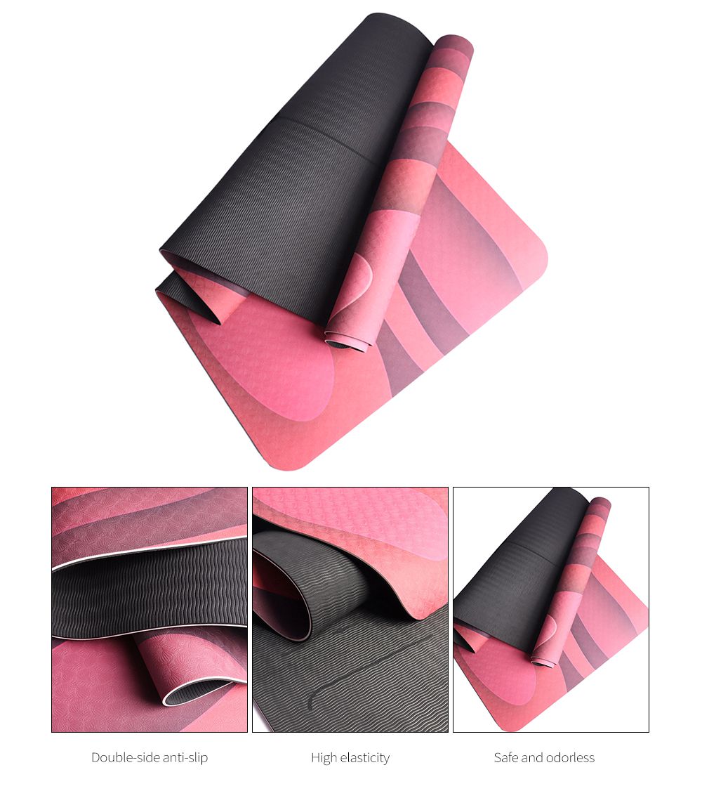 両面レーザープリントヨガマット