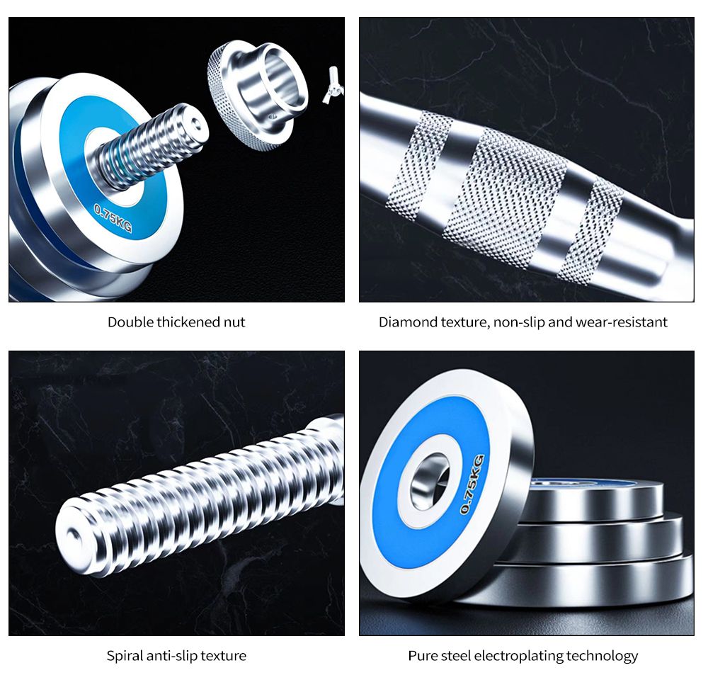 ソリッドスチールバーベルコンボキット