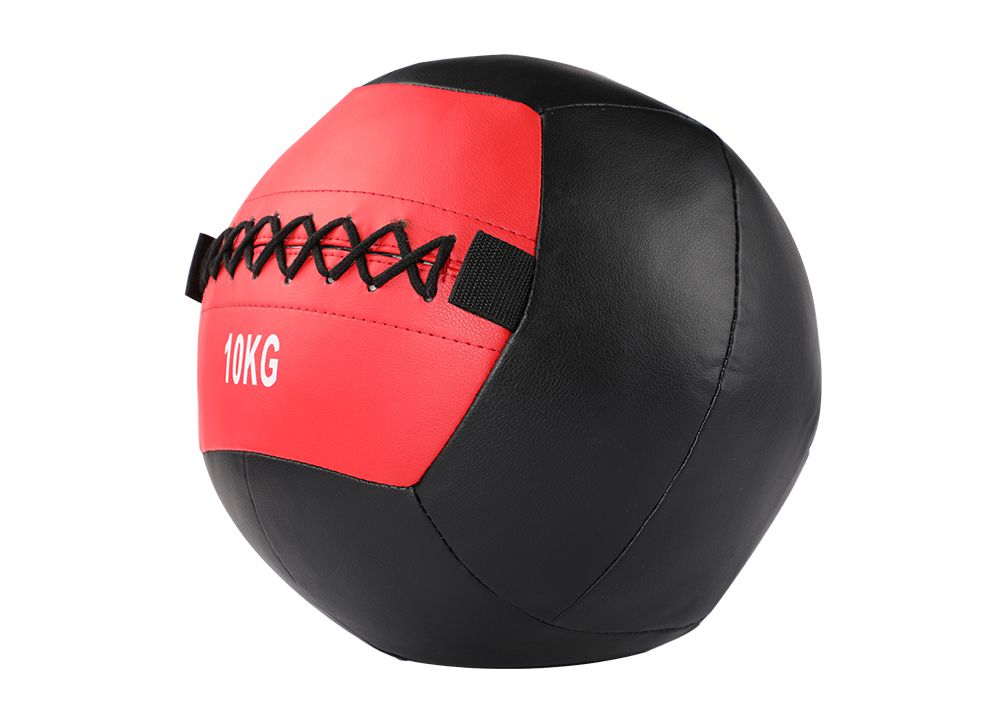 安いフィットネスジムは薬のソフトウォールボールを使用します