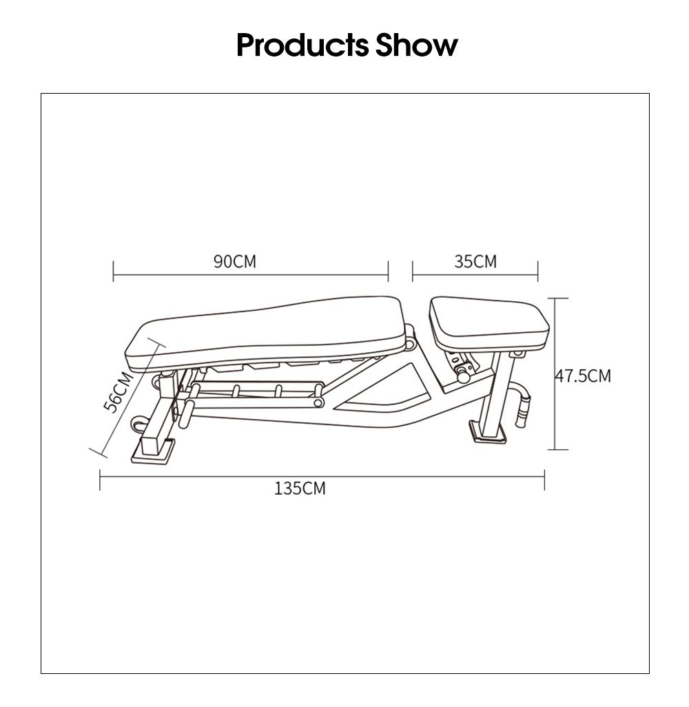 革のダンベルベンチ