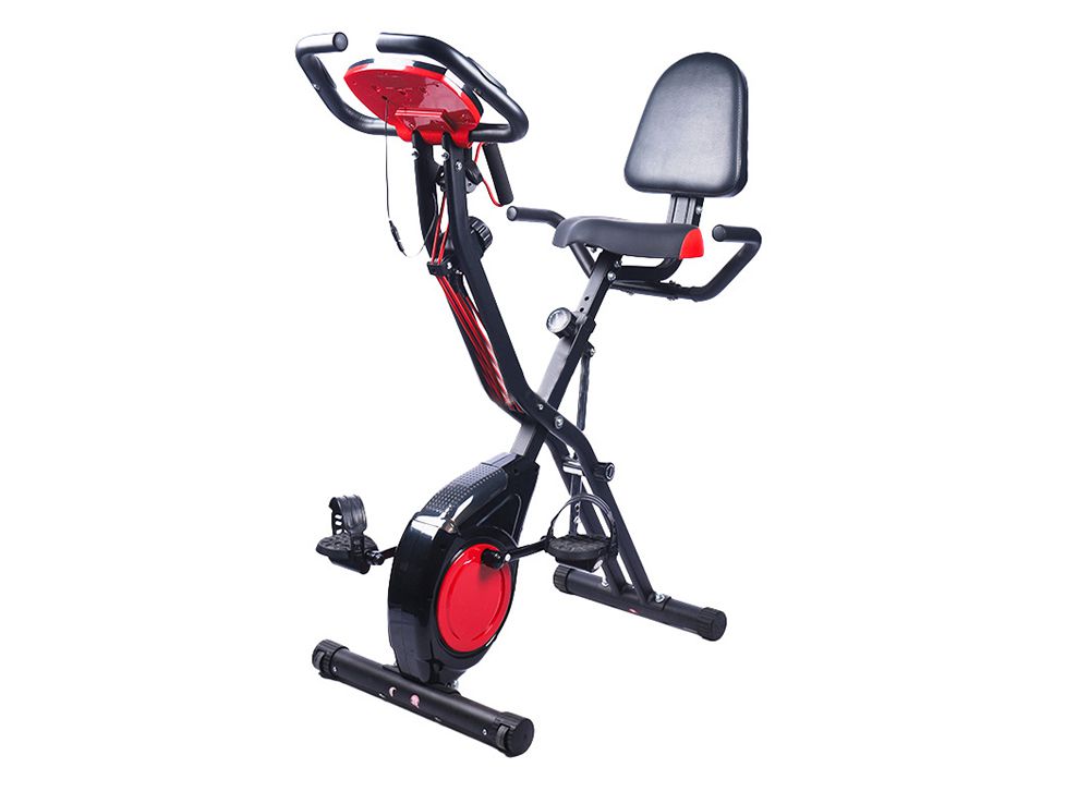 スペース保存折りたたみ式エクササイズバイク