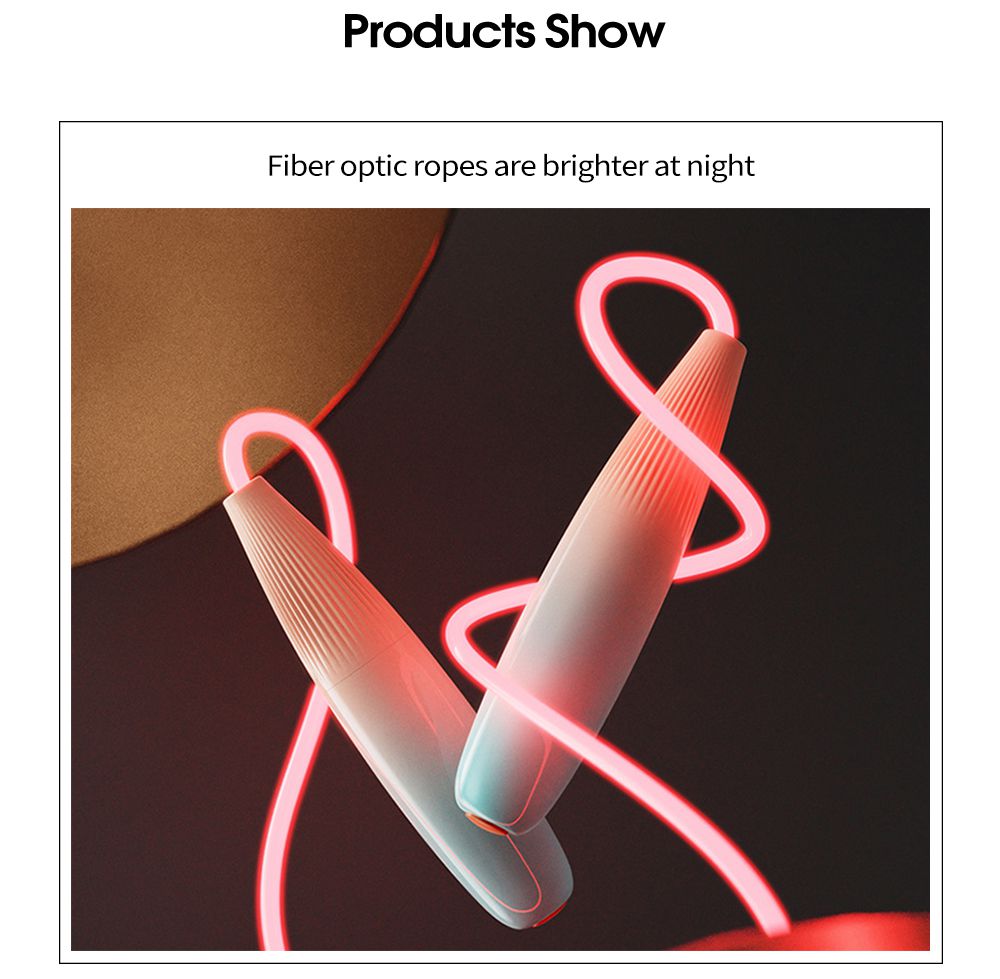 照らされたジャンプロープ