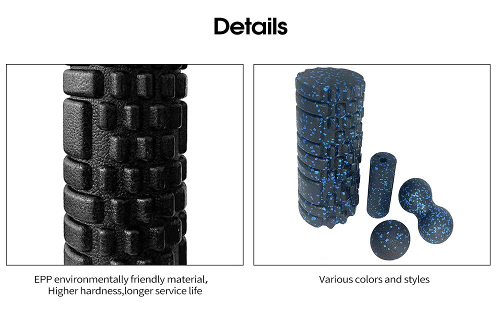 3PCSヨガローラーマッサージボールセット