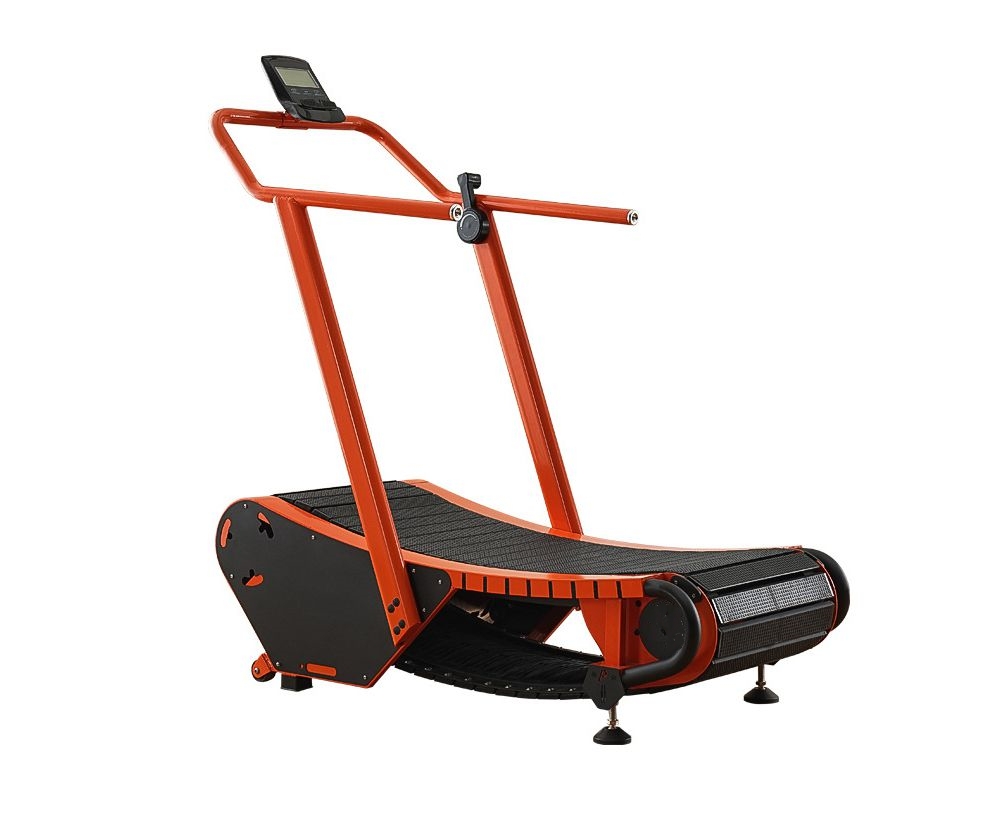 自宅では、電源のない湾曲したトレッドミルを使用します