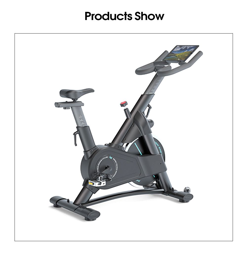 屋内の静止運動スピニングバイク