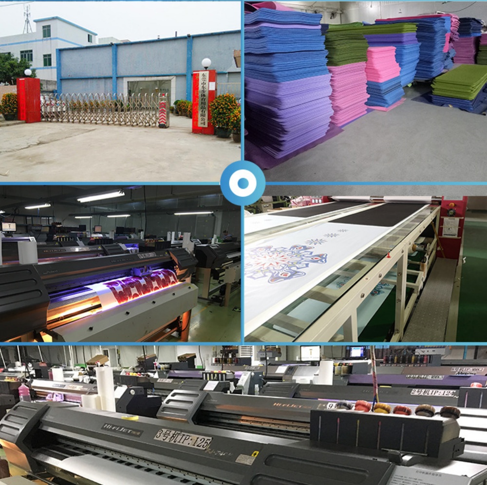 高品質のTPEスエードプリントヨガマット