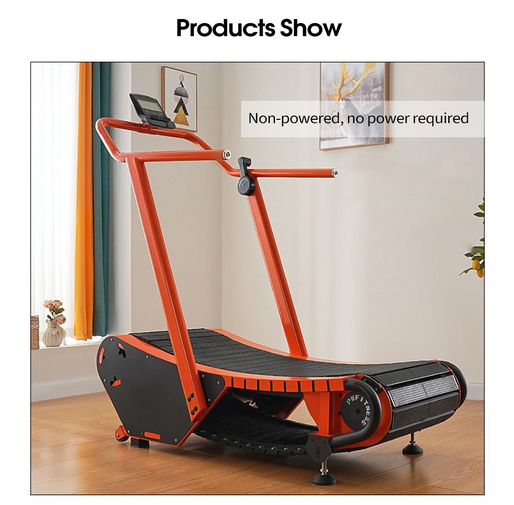 非電動湾曲したトレッドミル