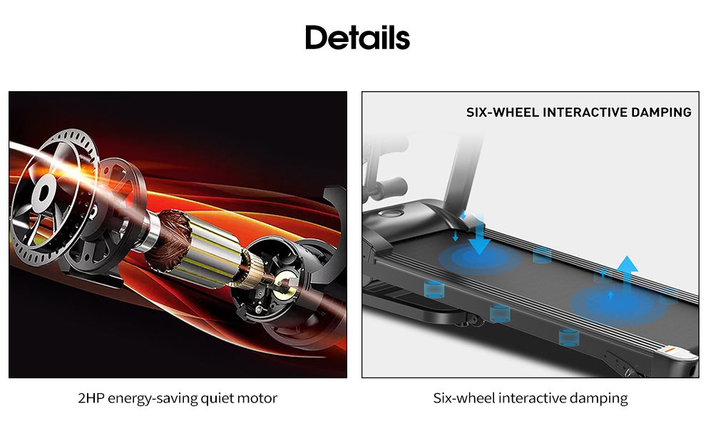 折りたたみ運動ポータブルトレッドミルを実行します
