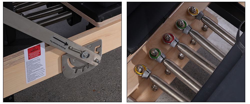 メープル折りたたみピラティス改革者(調整可能な脚の高さ) メープル折りたたみピラティス改革者(調整可能な脚の高さ)