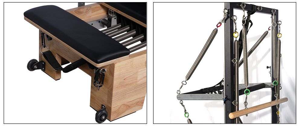 家の使用ボディエクササイズスライディングコアベッドオークウッドピラティスリフォーマーハーフブランコ 家の使用ボディエクササイズスライディングコアベッドオークウッドピラティスリフォーマーハーフブランコ