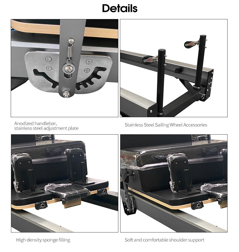 新しいアルミニウムピラティスリフォーマー4.0