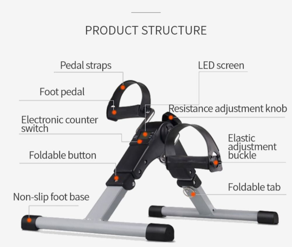 折りたたみ可能なミニ有酸素ステッパー