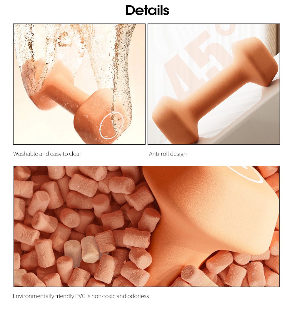 台形プラスチック浸漬ダンベル