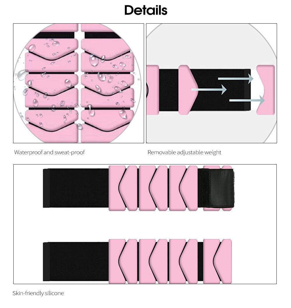 手首と足首の重量を調整します 