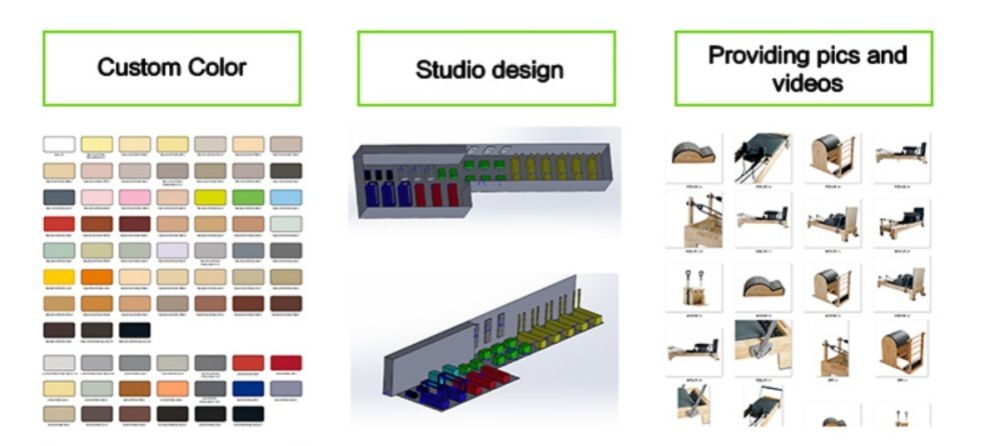 アルミニウムピラティスリフォーマー4.0