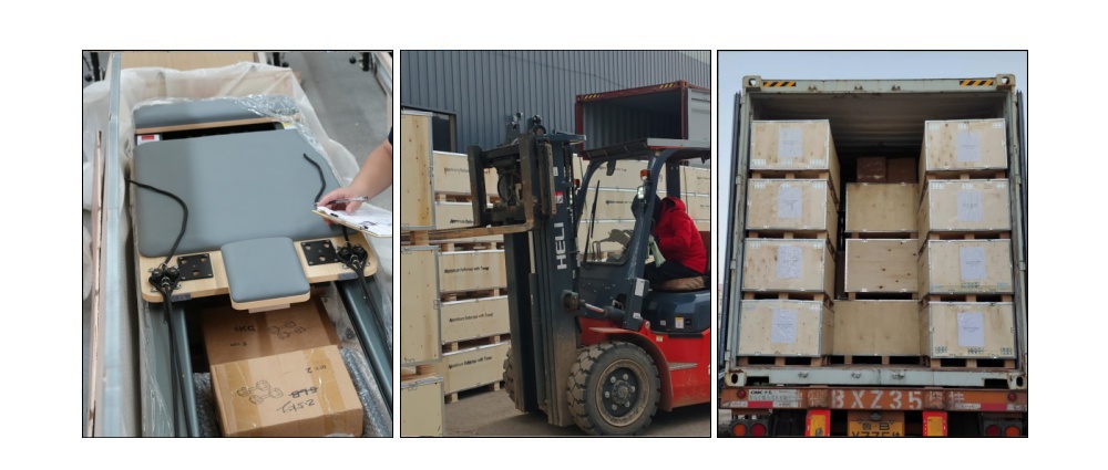 販売のための白いアルミニウム折りたたみ式ピラティス改革者