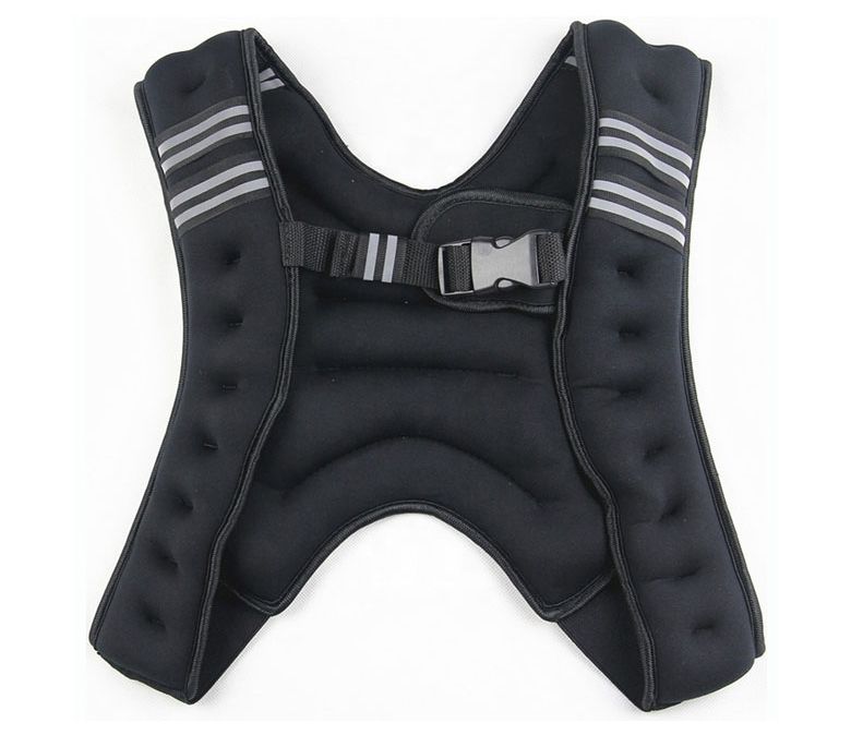 反射ストライプでエクササイズの加重ベスト