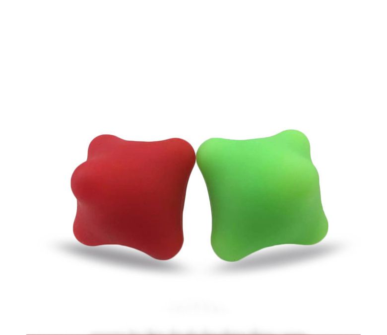 六角形のシリコンマッサージボールハンドマッサージ