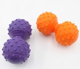 ピーナッツ形状のシリコンマッサージボール