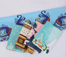 マイクロファイバーヨガタオル