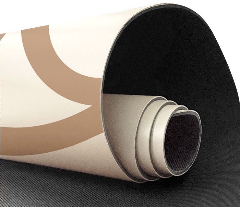 ゾディアック星座印刷されたスエードラバーヨガマット