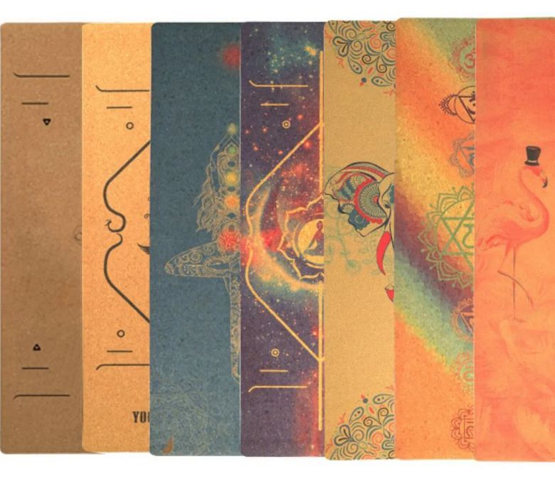 カスタムカラフルな環境に優しいコルクTPEヨガマット