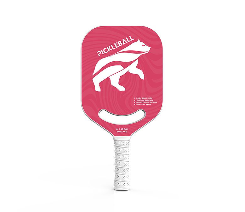 カーボンファイバーワンピースラケット