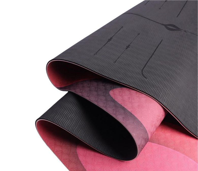 両面レーザープリントヨガマット6mm