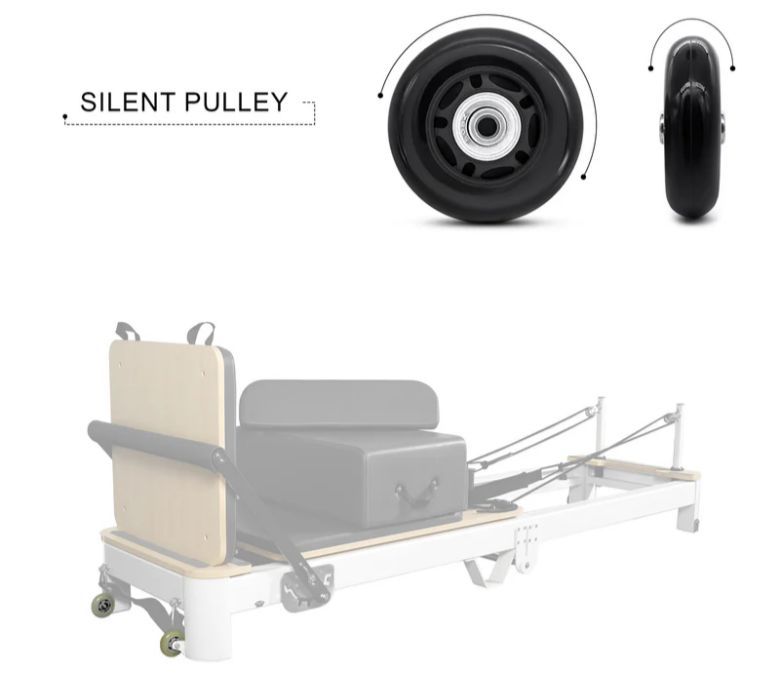 販売のための白いアルミニウム折りたたみ式ピラティス改革者