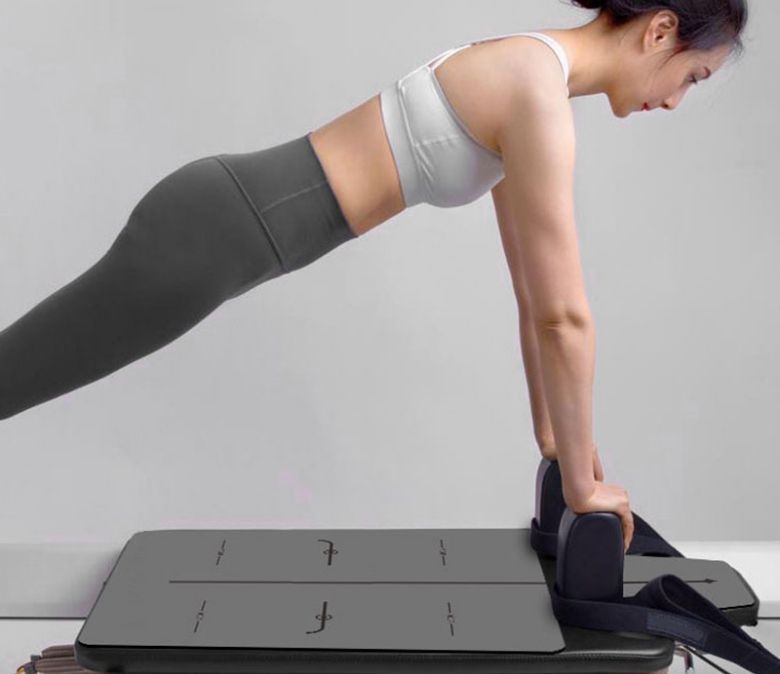 カスタムデザインのPu Pilates Reformerノンスリップマット