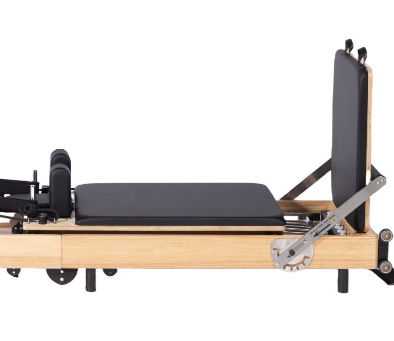 ノージョイントオーク折りたたみ式ピラティス改革者