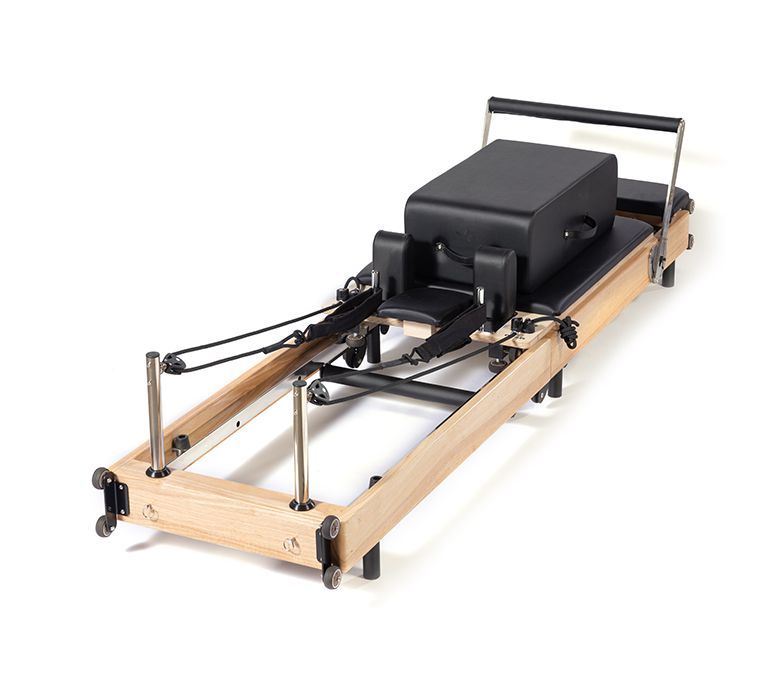 ノージョイントオーク折りたたみ式ピラティス改革者