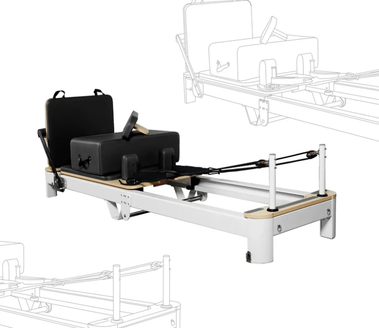 販売のための白いアルミニウム折りたたみ式ピラティス改革者