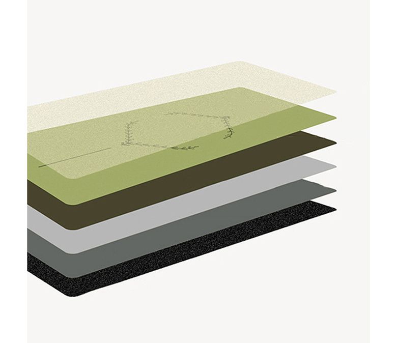 新しいアップグレード加熱フロストPUラバーヨガマット