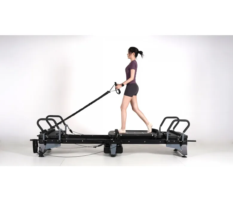 収納ボックス付き多機能ピラティス大型リフォーマーマシン