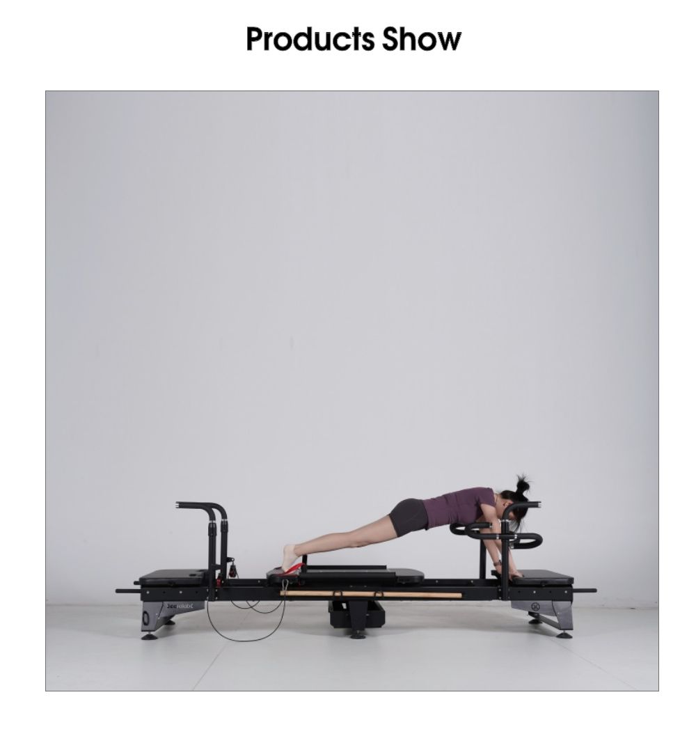 回転ハンドルを備えたピラティス改革機