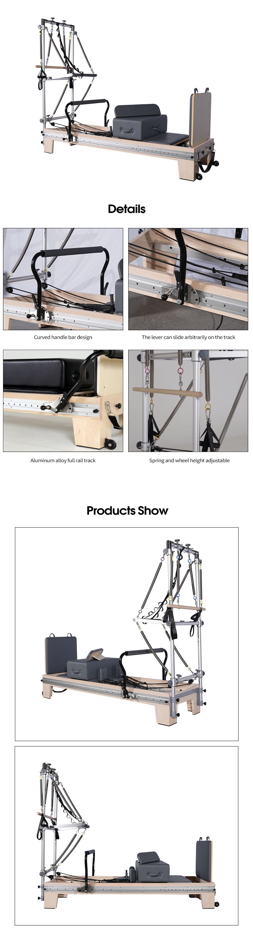 メープルフルトラック改革者ピラティスタワーは、良い価格でタワーです